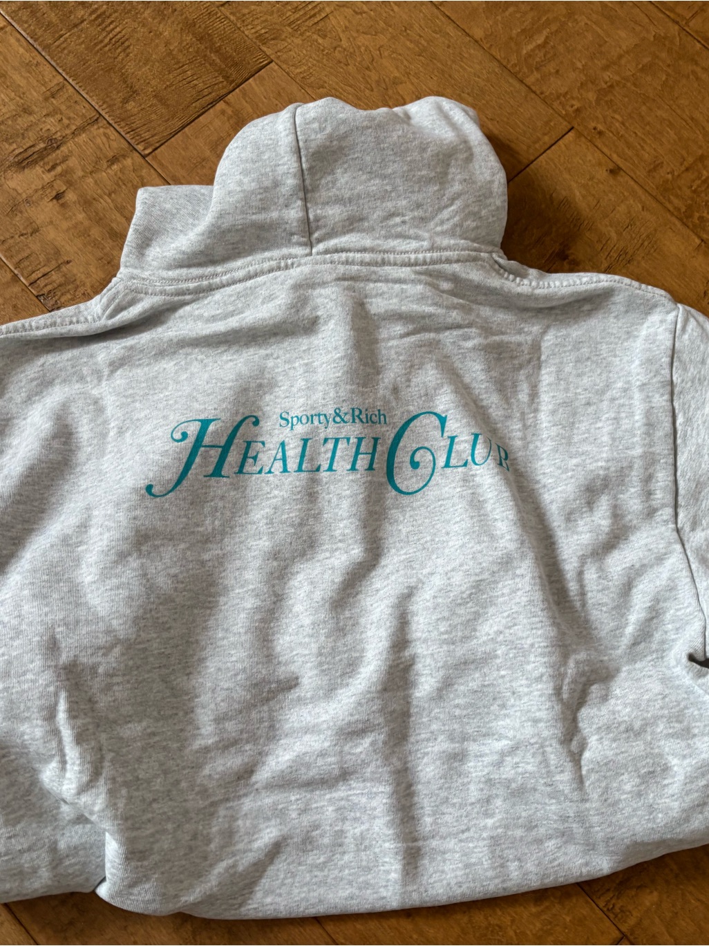 Sporty & Rich Women’s Health-Club Premium Oversized Hoodie, Sm, Made In Usa Nwt